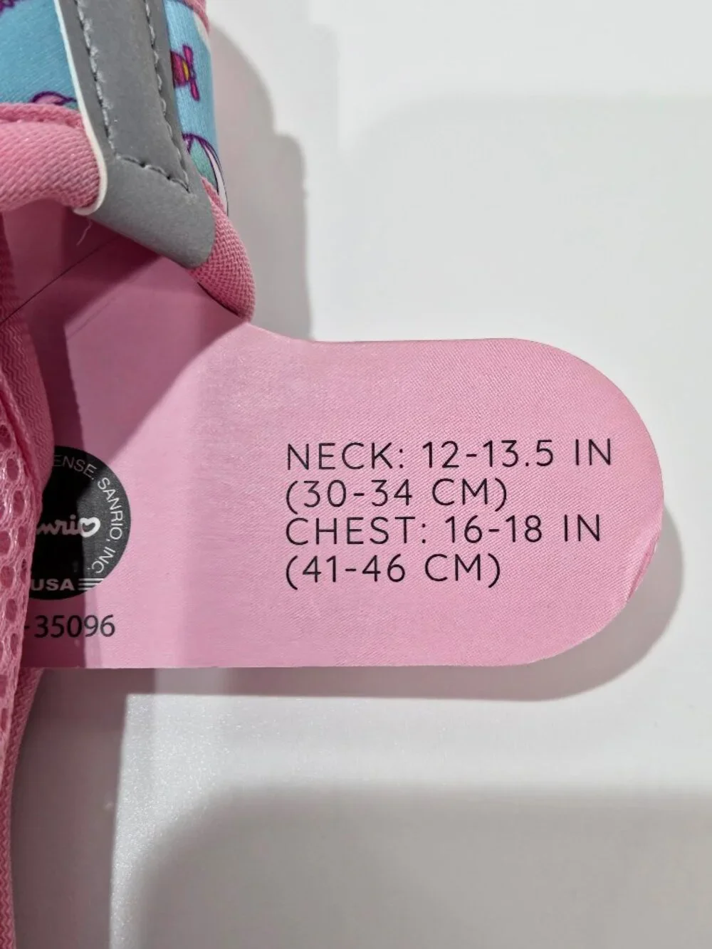 Sassy Meow, Hello Kitty Cat Harness, MD, Pink w/Blue, NEW